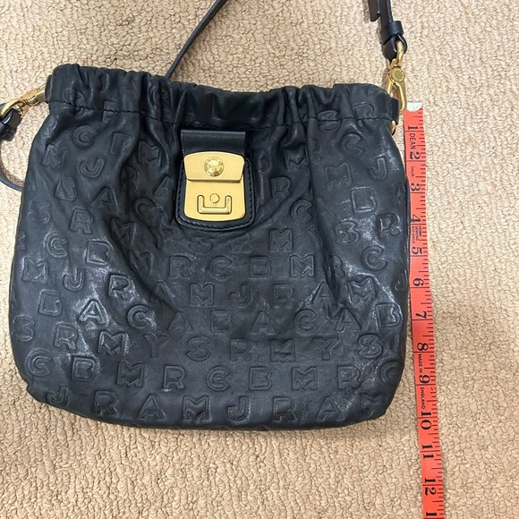 Marc by Marc Jacobs Dreamy Letter Embossed Crossbody Bag - Black leather - Picture 16 of 16
